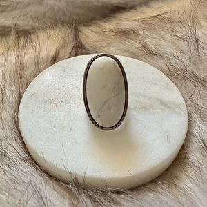 White Gemstone Ring